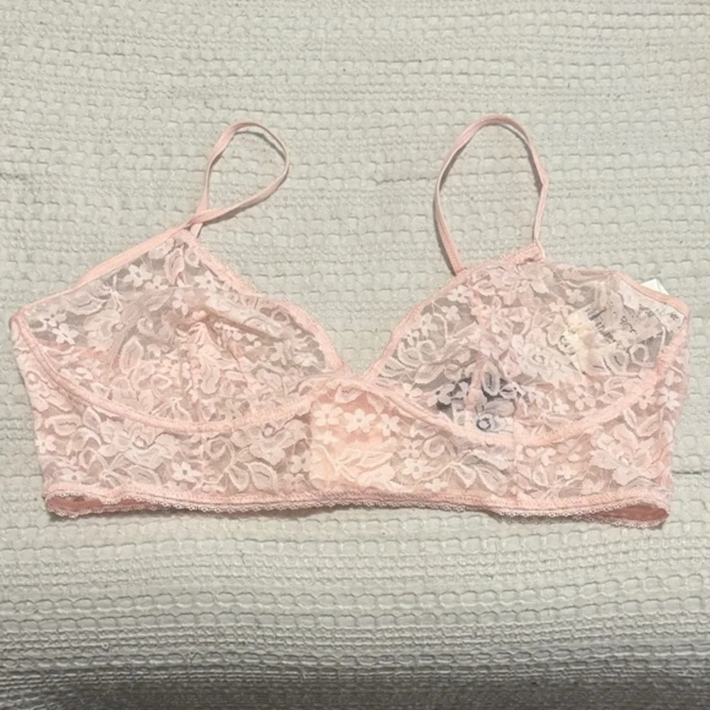 🆕 INC International Concepts Lace Bralette in Light Pink. XL. NWT!💥💥